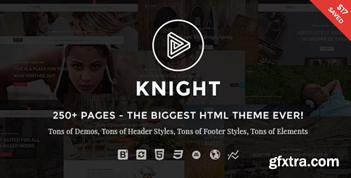 ThemeForest - Knight v1.0 - The Multi-Purpose HTML5 Template - 12317532