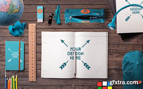 Graphicriver Back To School Mockup & Hero Image Scene Generator 12575019