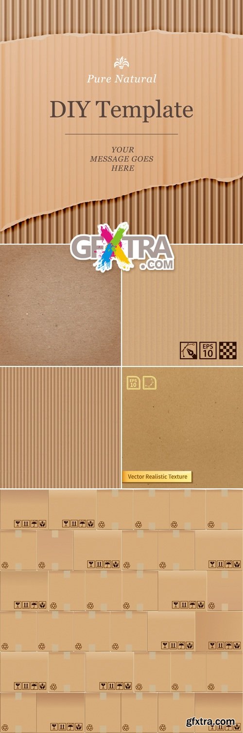 Cardboard Textures Vector