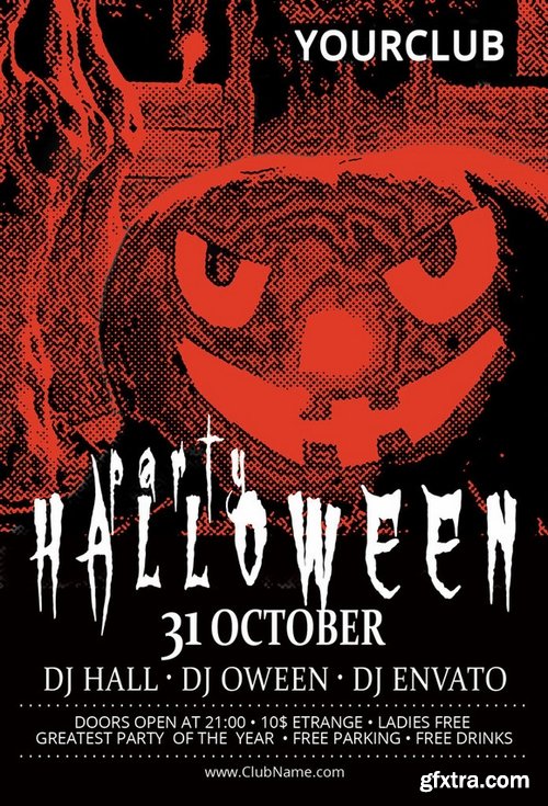 CM - Black and white flyer for the Hallow 362875