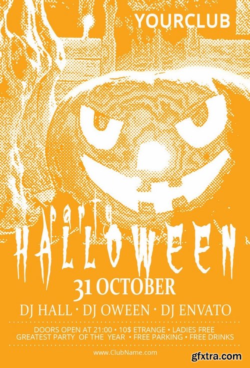 CM - Black and white flyer for the Hallow 362875