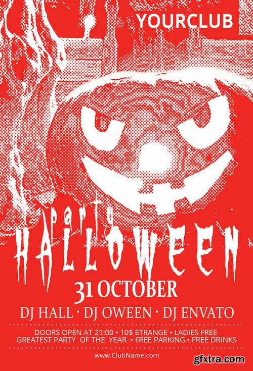 CM - Black and white flyer for the Hallow 362875