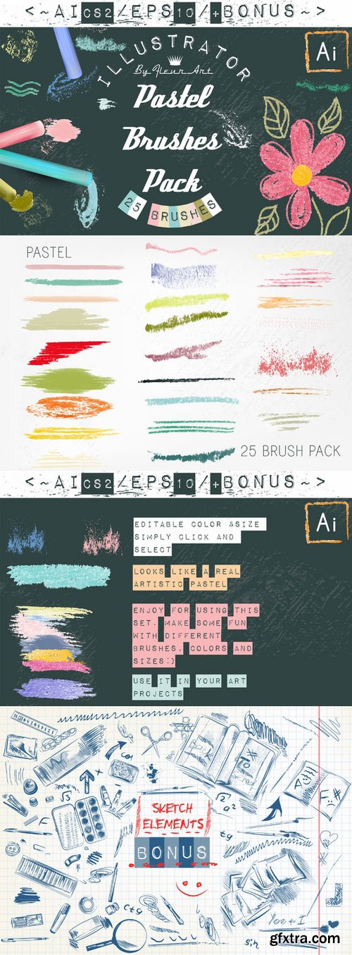 CM - pastel brushes 352718