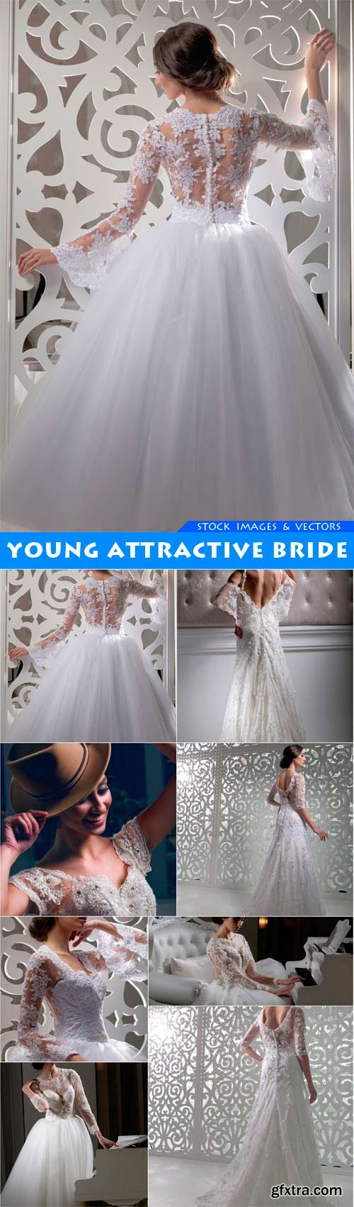 Young attractive bride 8X JPEG