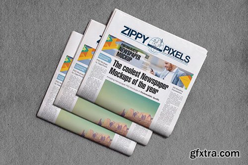 CM Professional Newspaper Mockups Vol.4 - 368509