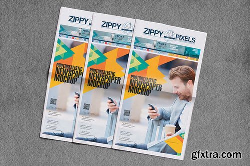 CM Professional Newspaper Mockups Vol.4 - 368509