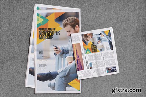 CM Professional Newspaper Mockups Vol.4 - 368509