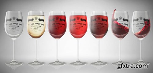 CM Glass Mockup - Wine Glass Mockup 9 - 369321