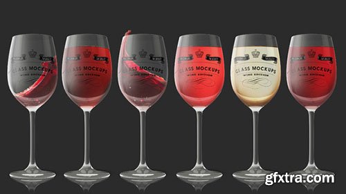 CM Glass Mockup - Wine Glass Mockup 9 - 369321