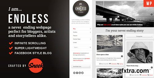 ThemeForest - Endless v1.2.5 - Infinite scrolling WordPress Theme - 2085634