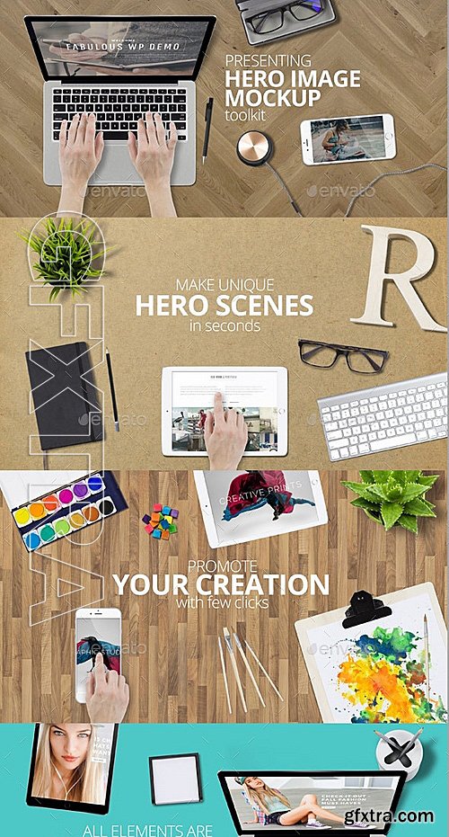 GraphicRiver - Hero Mockup Toolkit 12413051