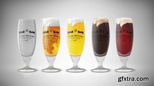 CM Glass Mockup - Beer Glass Mockup 6 - 367047