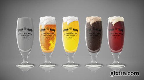 CM Glass Mockup - Beer Glass Mockup 6 - 367047