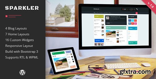 ThemeForest - Sparkler v1.0 - Responsive Wordpress Magazine Theme - 12693574