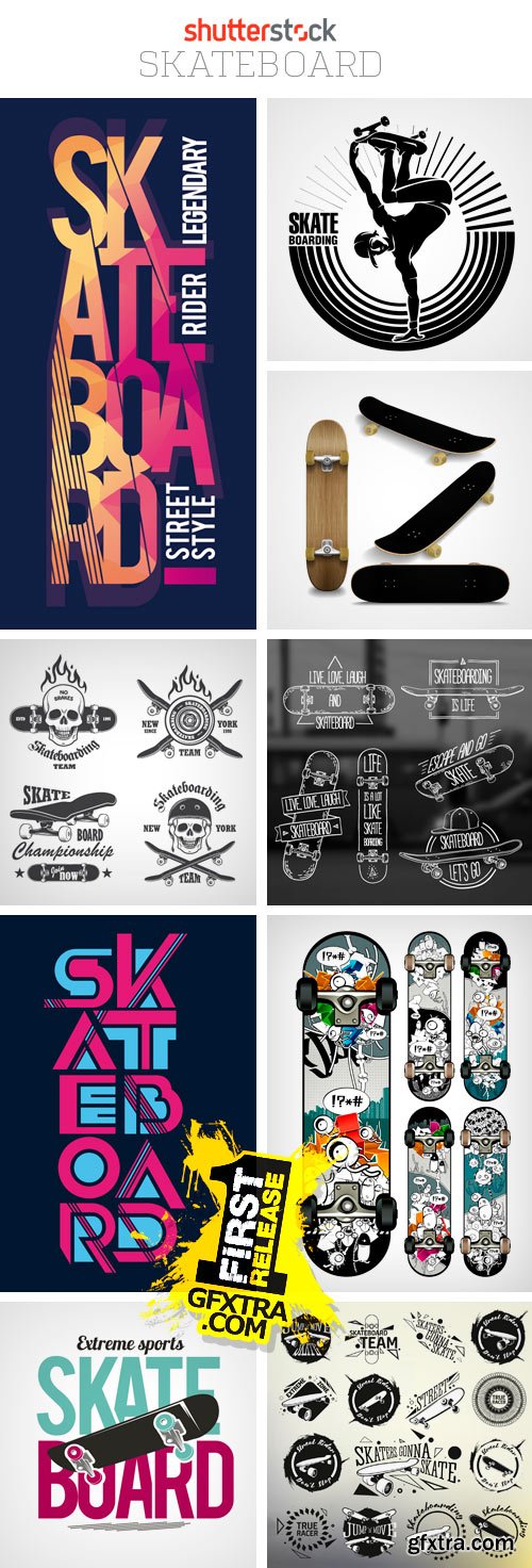 Amazing SS - Skateboard, 25xEPS