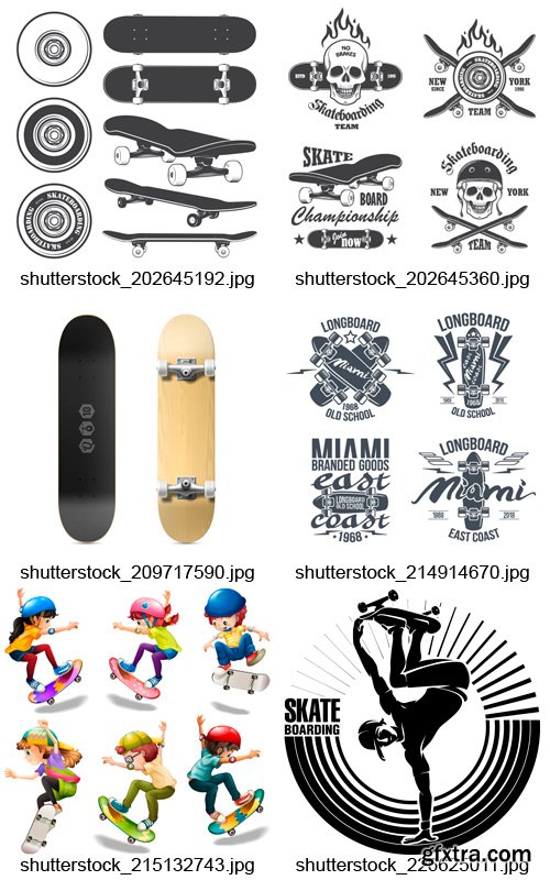 Amazing SS - Skateboard, 25xEPS