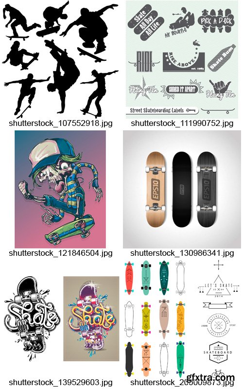 Amazing SS - Skateboard, 25xEPS