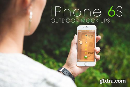 СМ iPhone 6S Outdoor Mock-Ups 367615