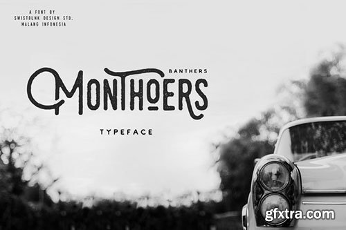 CM Monthoers Typeface 370467