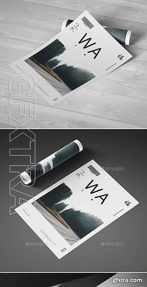 GraphicRiver - A4 Poster Flyer Mockup 12315462