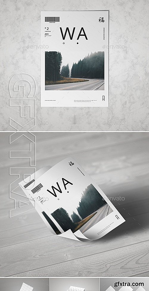 GraphicRiver - A4 Poster Flyer Mockup 12315462