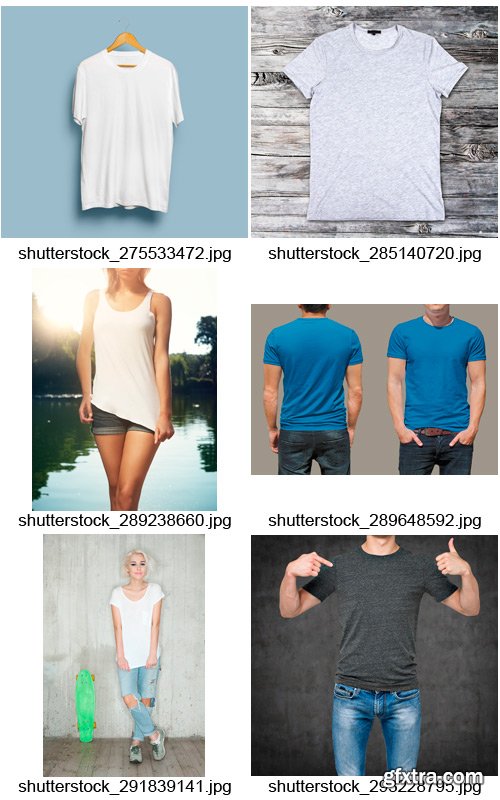 Amazing SS - Blank T-Shirts Template 2, 25xJPGs