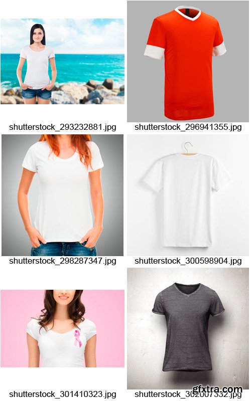 Amazing SS - Blank T-Shirts Template 2, 25xJPGs