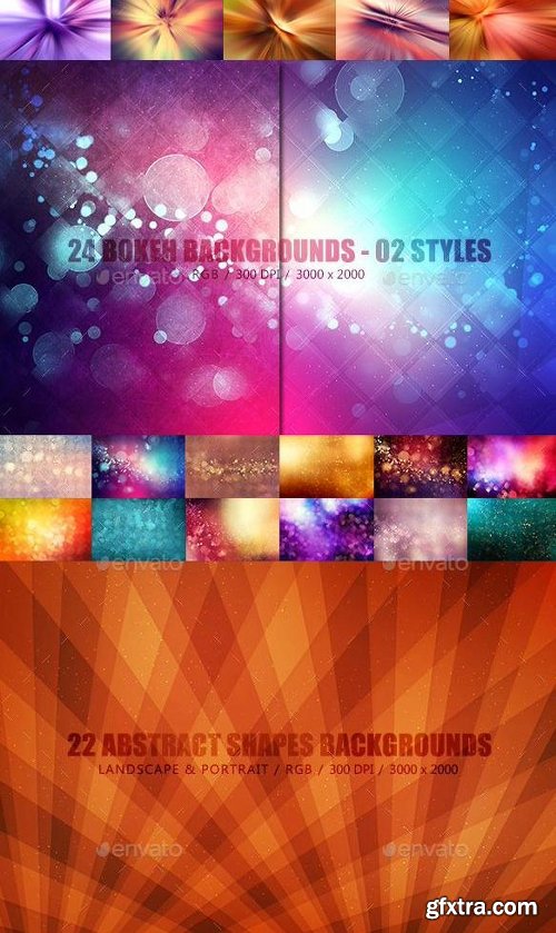 Graphicriver 126 Color Backgrounds Bundle 12427878