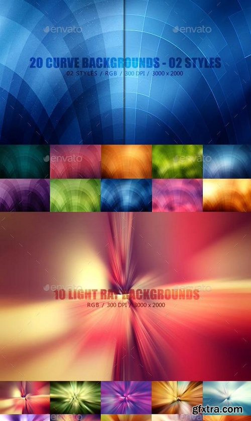 Graphicriver 126 Color Backgrounds Bundle 12427878