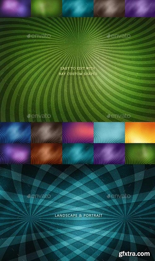 Graphicriver 126 Color Backgrounds Bundle 12427878