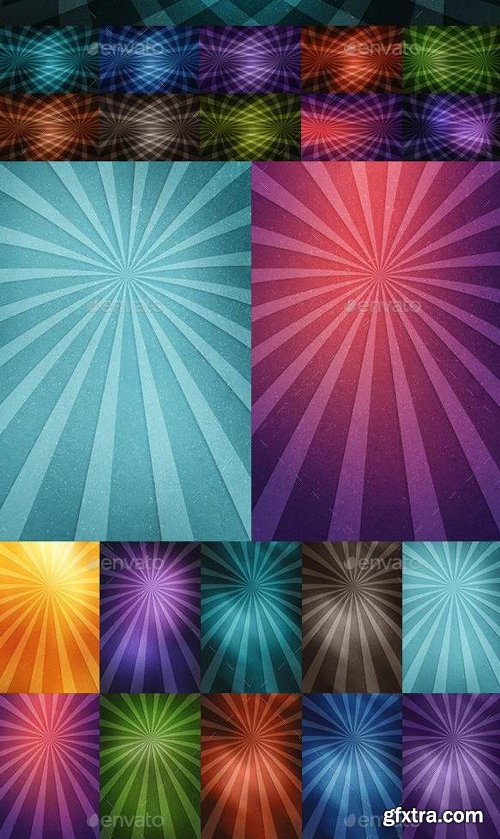 Graphicriver 126 Color Backgrounds Bundle 12427878