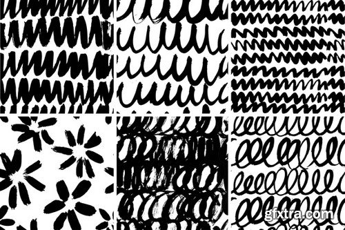 CM - Vector collection of ink patterns - 353817