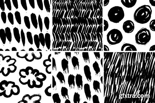 CM - Vector collection of ink patterns - 353817