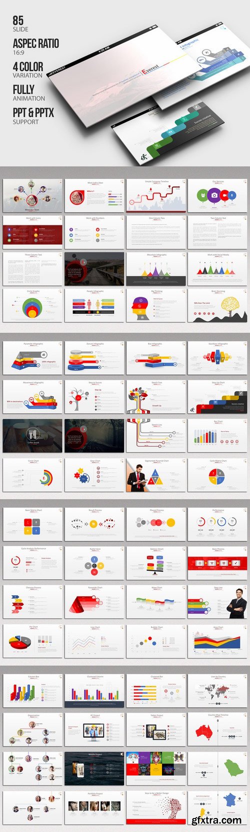 CM - Everest Powerpoint Template 366776