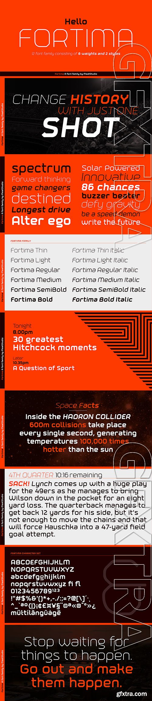 Fortima - Unique Aesthetic Impactive Sans Serif NEW!