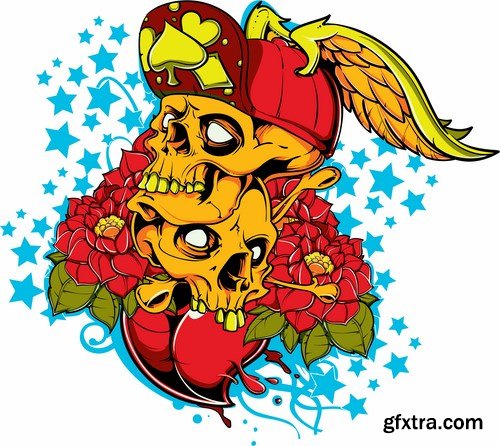 Tattoo design - 15 EPS