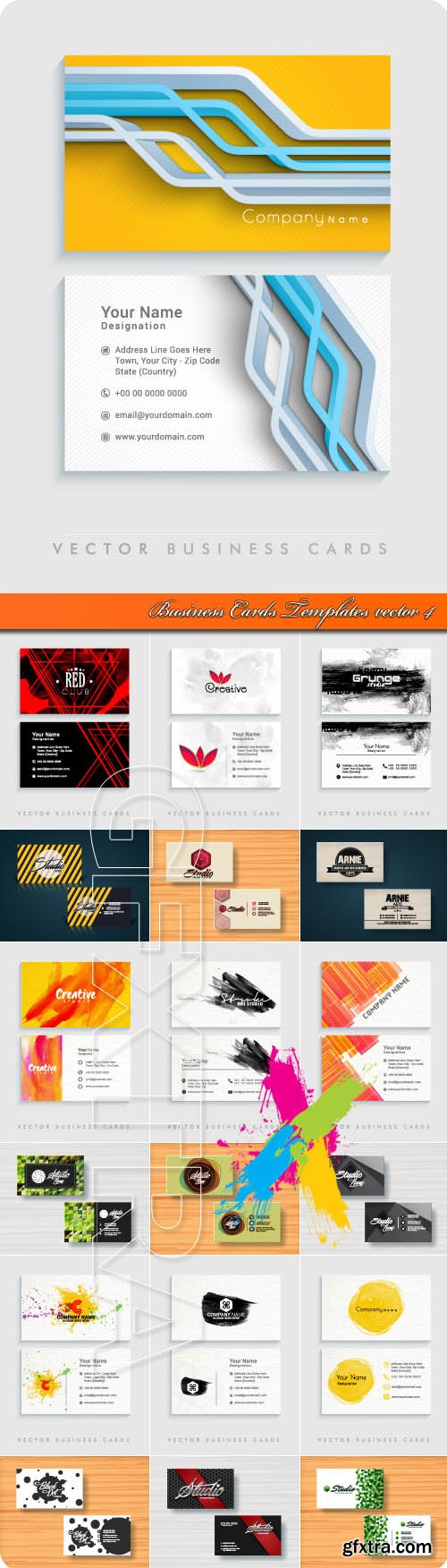 Business Cards Templates vector 4