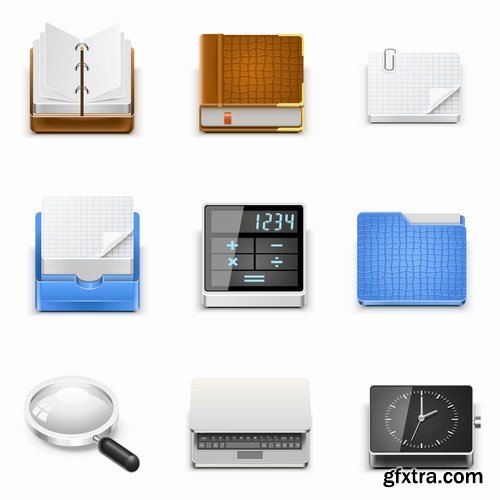 Business vector icons - 15 EPS