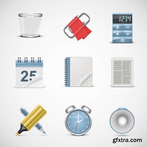 Business vector icons - 15 EPS