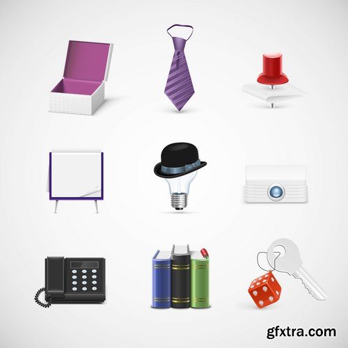 Business vector icons - 15 EPS