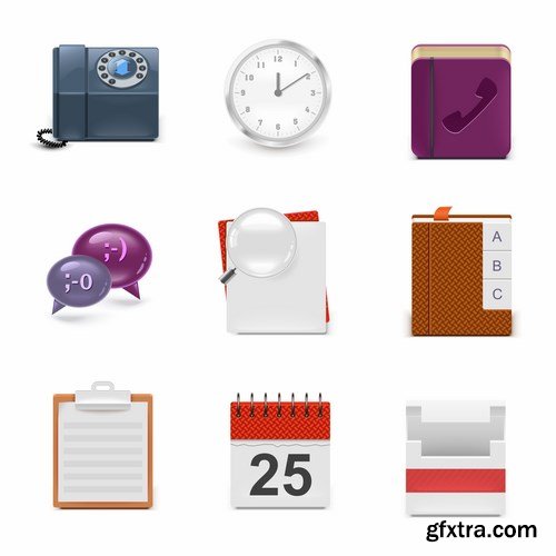 Business vector icons - 15 EPS