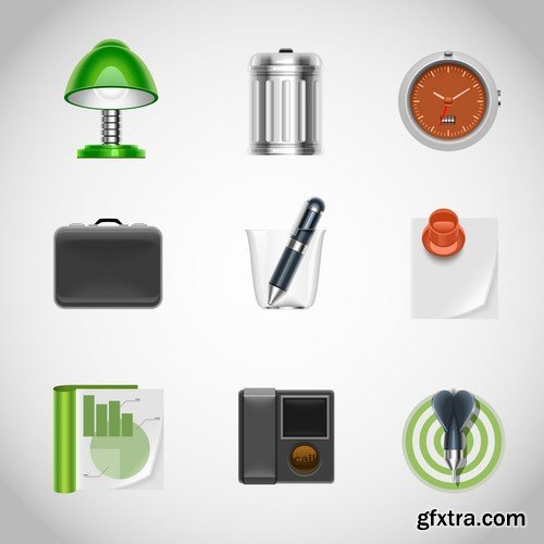 Business vector icons - 15 EPS