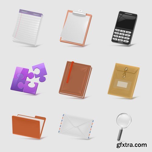 Business vector icons - 15 EPS