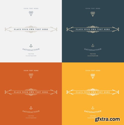 Luxury Logos restaurant hotel boutique heraldic design vector