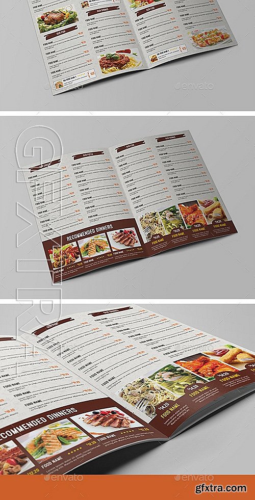 GraphicRiver - Clean Elegant Restaurant Menu 12237092