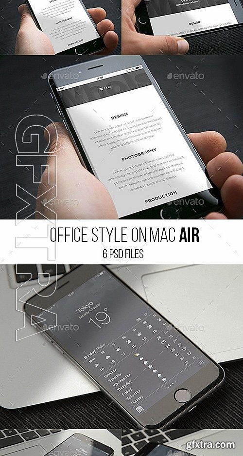 GraphicRiver - iPhone 6 Closeup Mockups Bundle 12335402