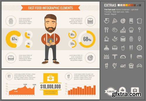 Stock Vectors - Infographic template and elements, 55xEPS