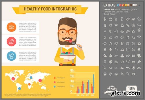 Stock Vectors - Infographic template and elements, 55xEPS