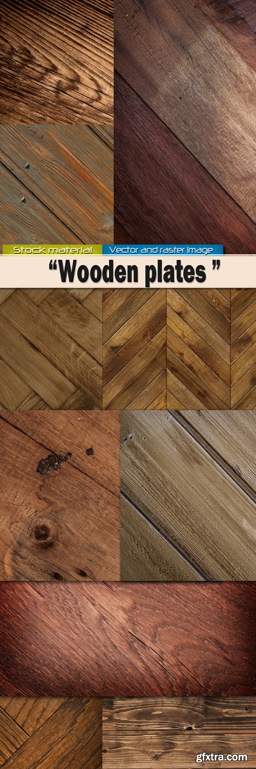 Wooden plates