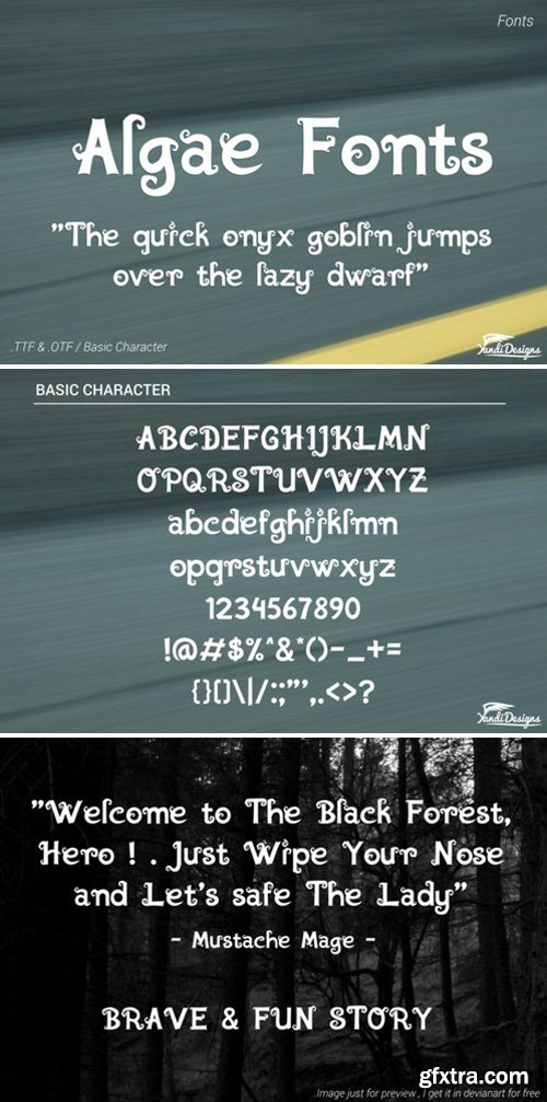 CM - Algae Fonts - Fantasy 373339